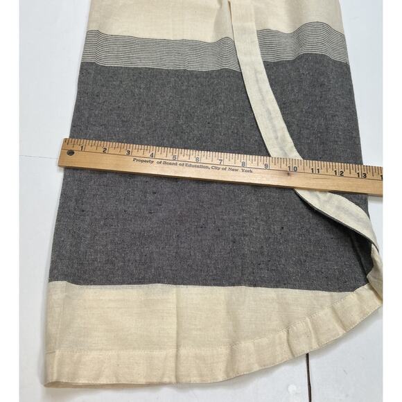 Karma Nepal Crafts Women's M Cotton Baggy Boho Pants Harem Gray Beige Whimsy￼ - Picture 11 of 12